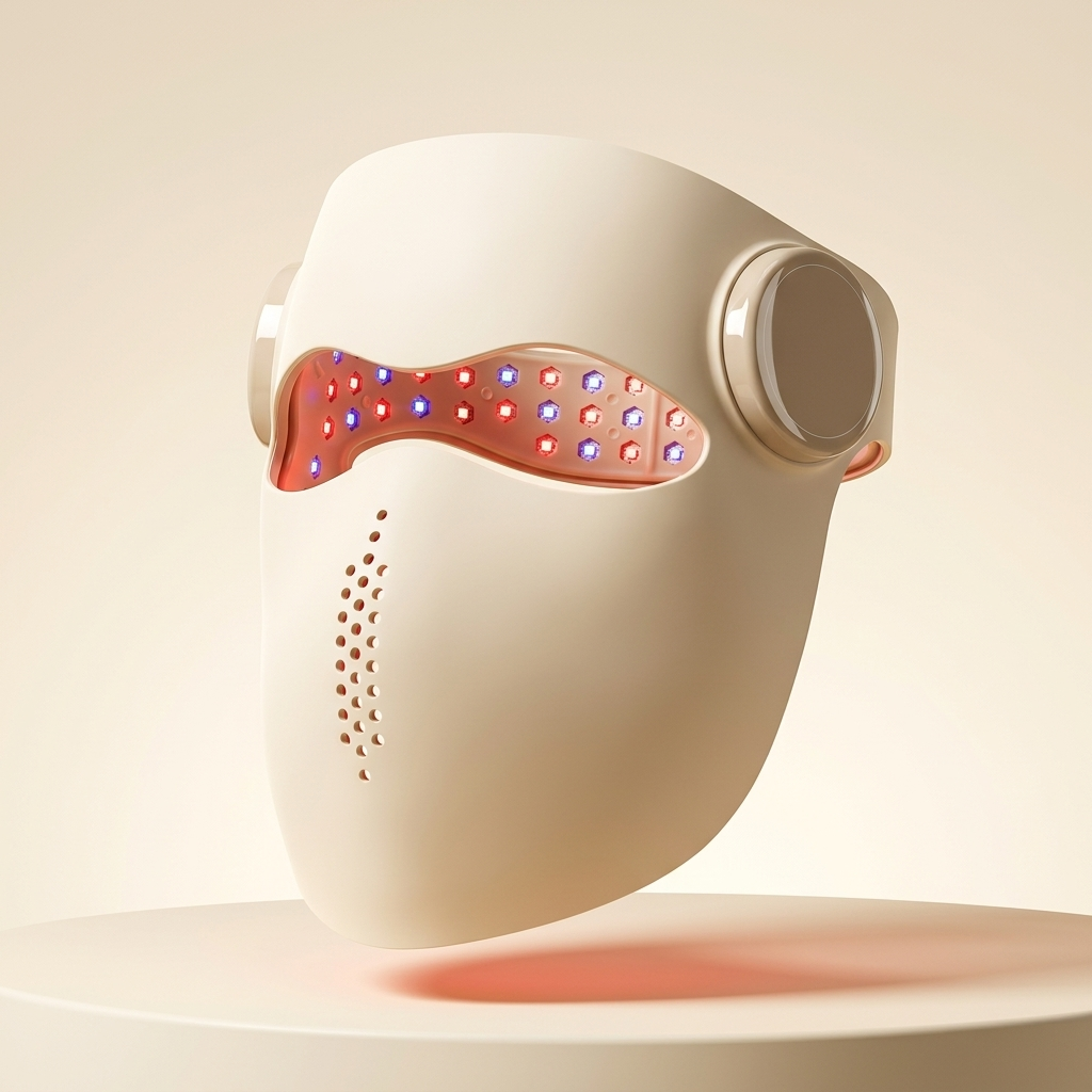 Limyaré Photon LED Face Mask — three-quarter angle