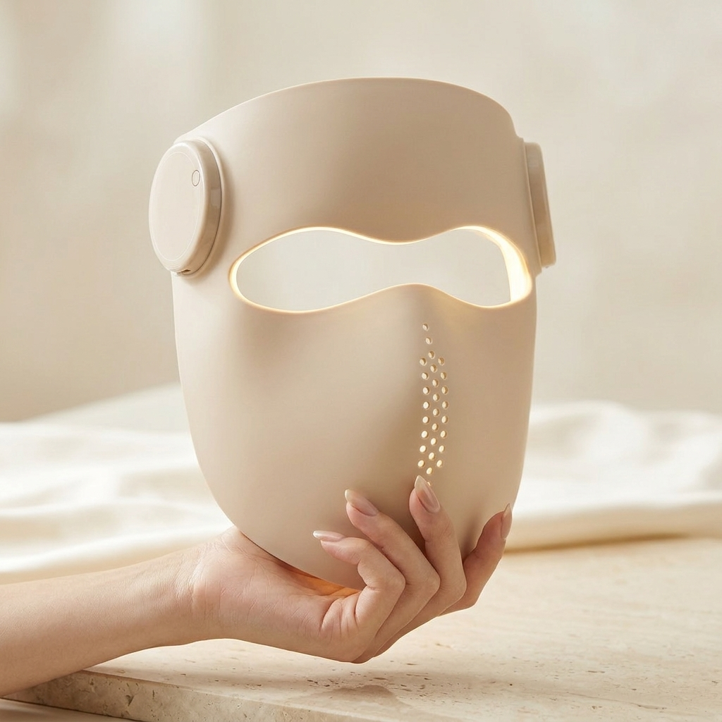 Limyaré Photon LED Face Mask — held in hand 2