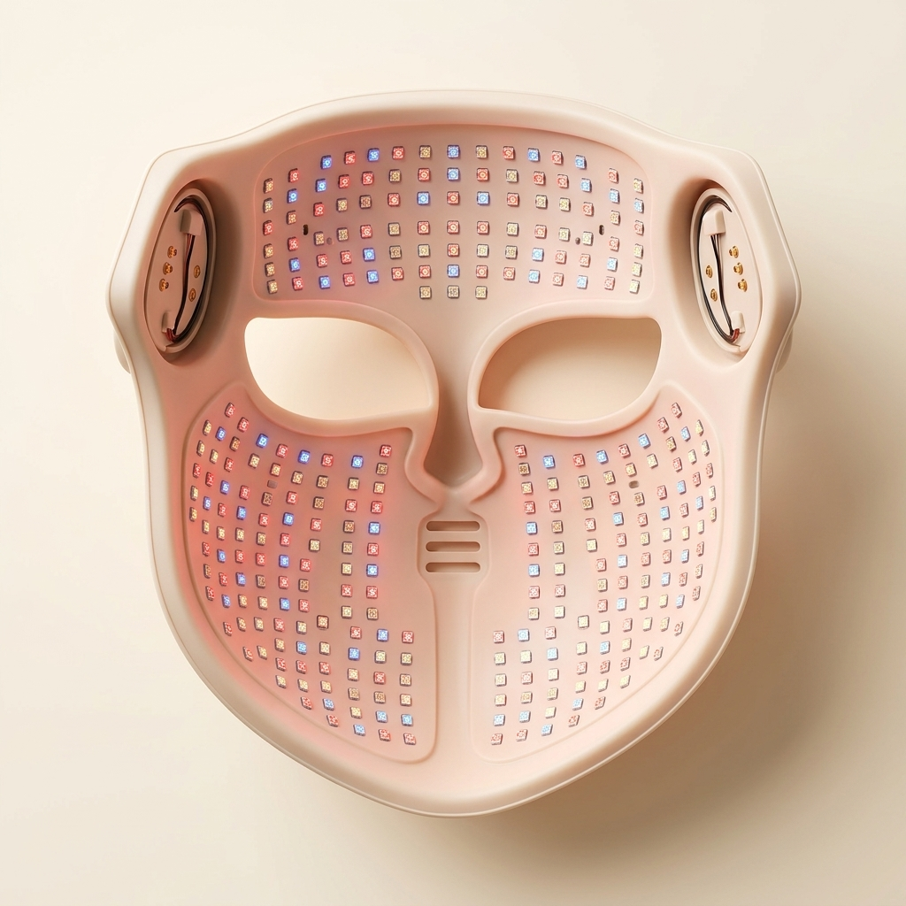 Limyaré 4D LED Face & Neck Mask — inner skin-facing side