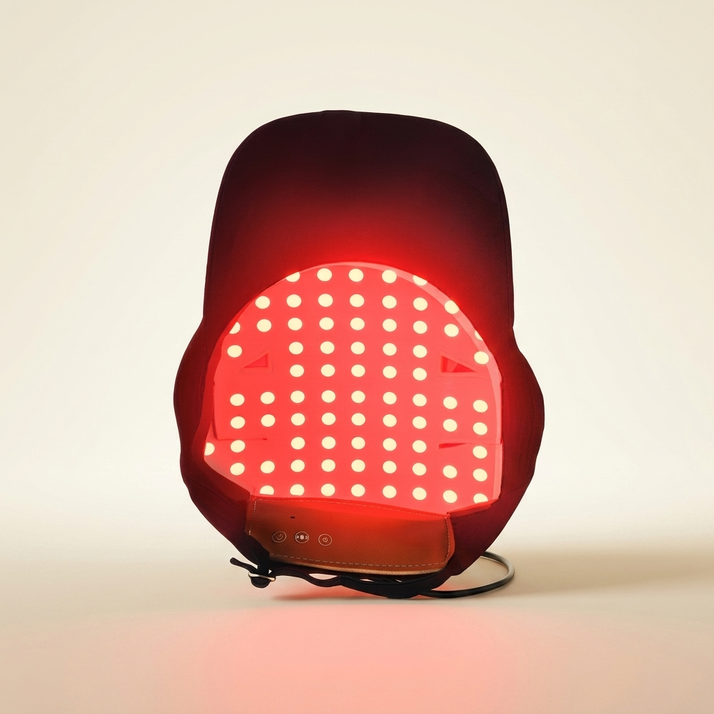 Limyaré Red Light Hair Cap — ivory studio hero 2