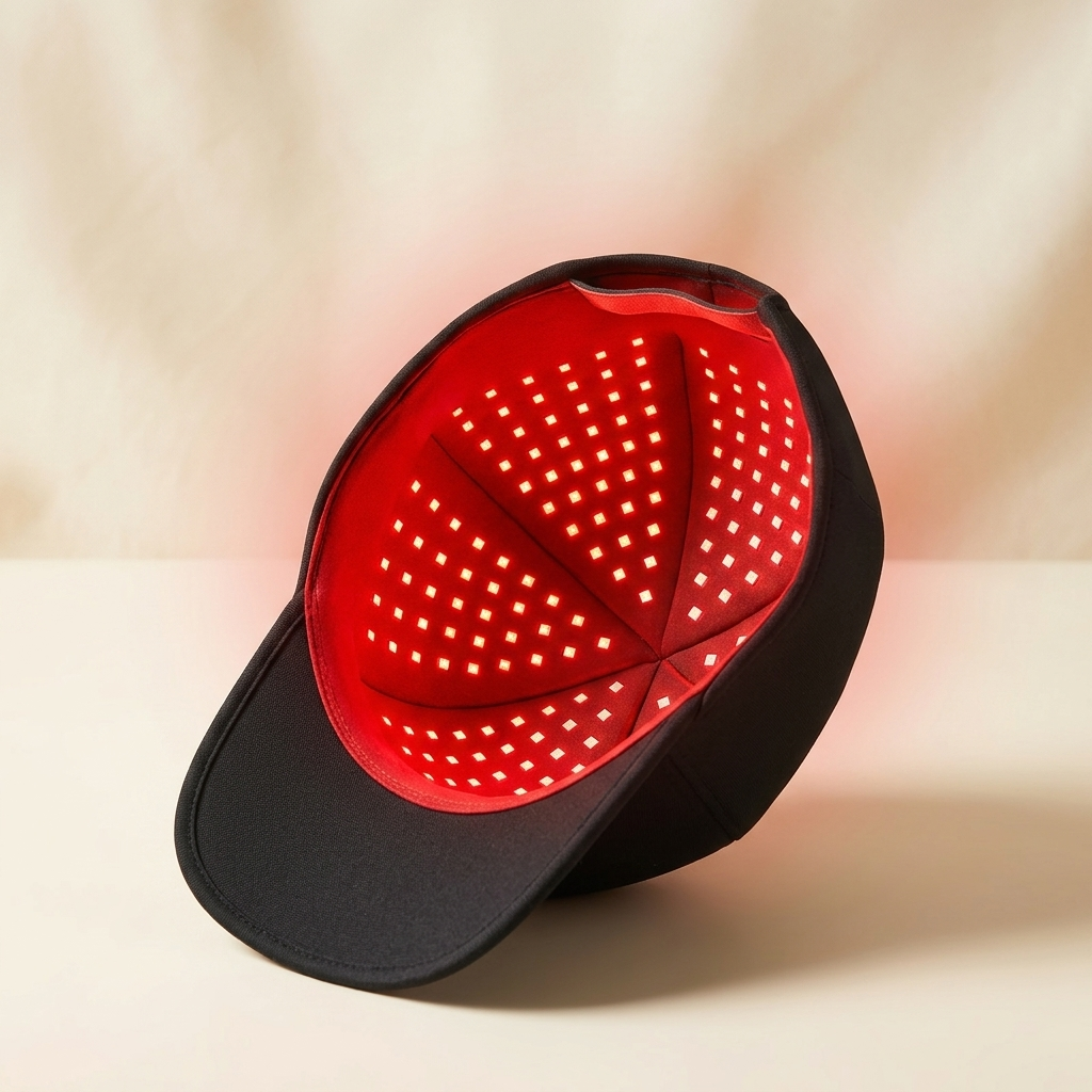Limyaré Pro Red Light Hair Cap — interior LED lining