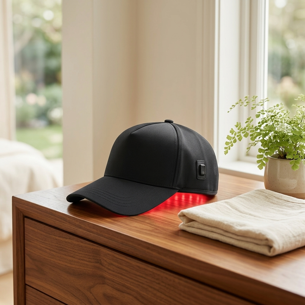 Limyaré Pro Red Light Hair Cap — lifestyle scene