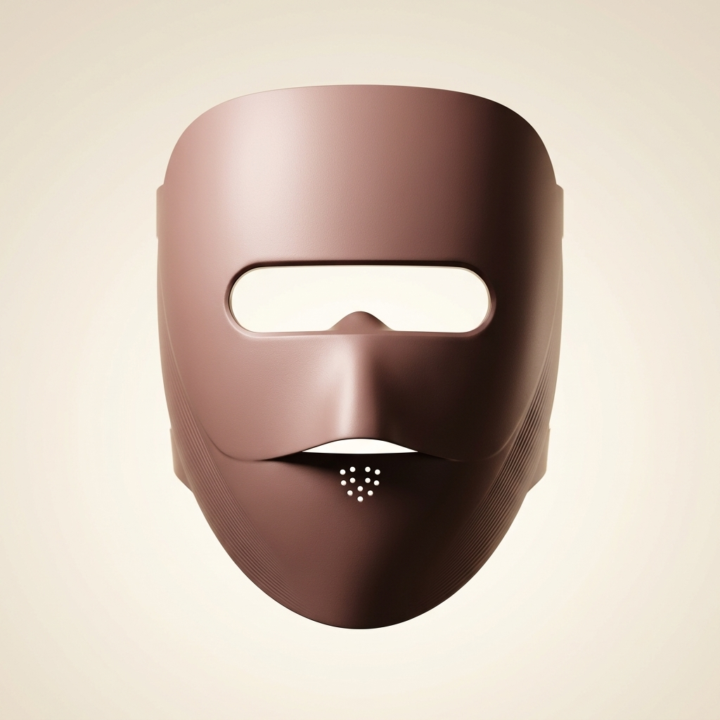 Limyaré Photon LED Face Mask (rose gold) — studio hero